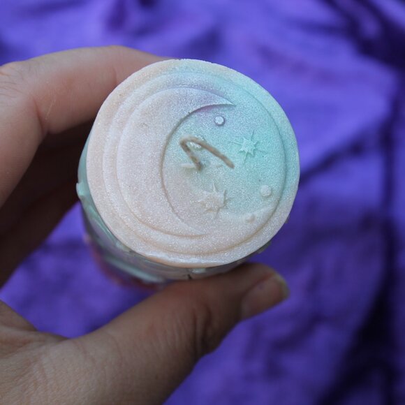 Sun and Moon Carved Candle - Picture 3 of 3